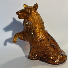 VINTAGE 1970s German Shepherd Avon Faithful Laddie Bottle 