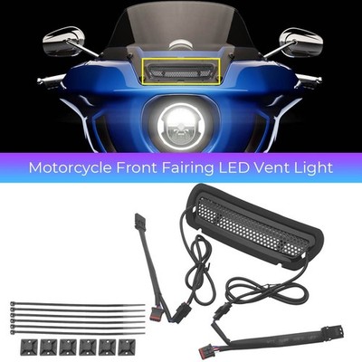 Vent Accent LED Fairing Light Lamp For Harley Softail Low Rider El Diablo FXRST