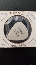 HALL & OATES / TOM T-BONE WOLK - ORIGINAL 1990 TOUR CONCERT GUITAR PICK