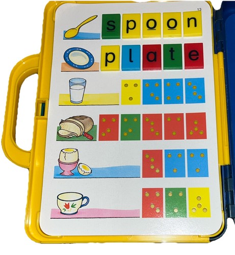 Spell Time Cadaco Learning Activity Spelling Tiles Set Homeschooling - Picture 4 of 7