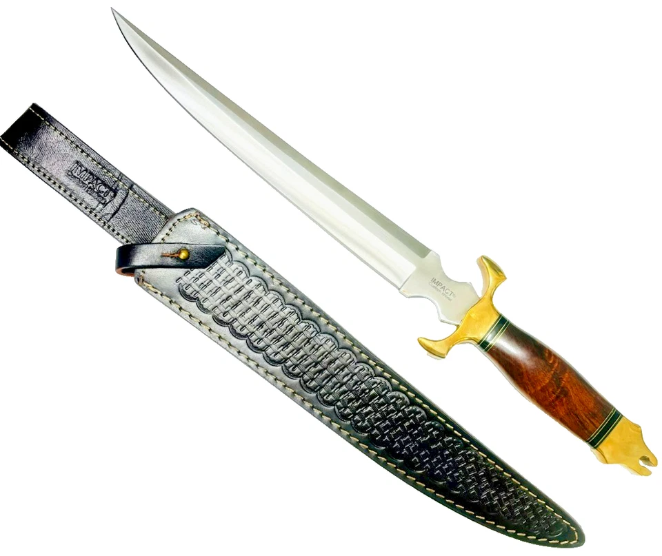 Impact Cutlery Custom Fixed Blade Large Knife UNUSED 19" Dagger Sword Knives - Image 2 of 4