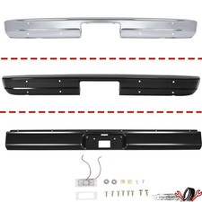 Steel Rear Bumper Roll Pan For Chevy Gmc C10 C20 Pickup Fleetside 1973-87 1980 Steel Rear Bumper Roll Pan For Chevy Gmc C10 C20 Pickup Fleetside 1973-87 1980