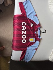 SIGNED -Aston Villa Watkins Home Shirt 2021/2022 Size M