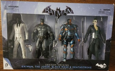 DC Collectibles Batman: Arkham Origins 4-Pack collectible new sealed Figures