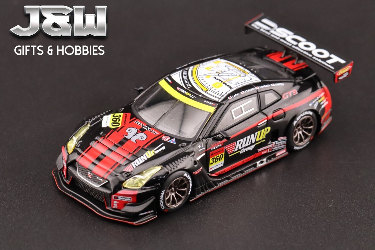 MINI GT Nissan GT-R NISMO GT3 #360 RUNUP RIVAUX GT-R TOMEI SPORTS