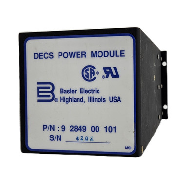 BASLER ELECTRIC 9284900101 DEC POWER MODULE 9 2849 00 101 [FAST SHIPPING]