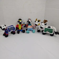 Chick-fil-A Cow Plush Lot Of 5 Christmas Reindeer Nutcracker Milkshake