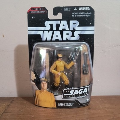 Star Wars Saga Collection Naboo Soldat Figur Hasbro Phantom Menace Sci-Fi 2006