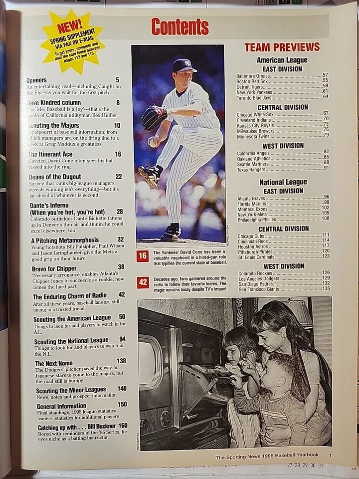 HIDEO NOMO LA Dodgers 1996 THE SPORTING NEWS BASEBALL YEARBOOK ICHIRO OHTANI - Image 3 of 4