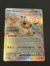 Pokemon TCG Prismatic Evolutions 075/131 Eevee EX Stamped Promo - NM