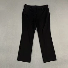 Talbots Pants Women’s 12P Black Soho Straight Chino Stretch Rayon Nylon Blend