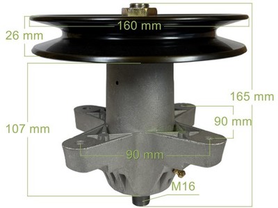 Messerspindel für MTD Celebration 105 JN 130 135 150 155 175 180 A H / 618-0624