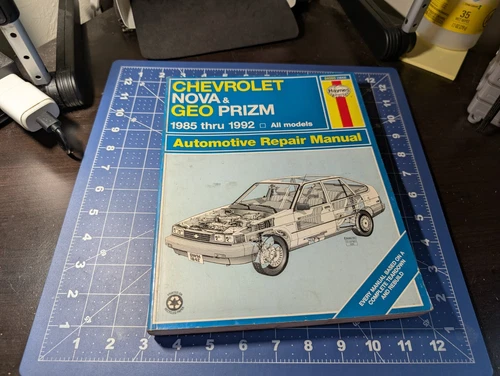 Chevrolet Nova Geo Prizm 1985-1992 Automotive Repair Manual Haynes 1642 - Picture 1 of 4