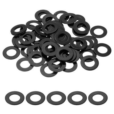 #ad 60 Pcs Flat Washer for Screws Metal Washer 12mm ID x 24mm OD x 1.5mm Thick Black $23.09