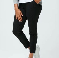 Ministry of Supply Kinetic pull on black slim pants size Large