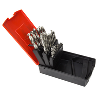 "Hss Metallbohrer Spiralbohrer Bohrer Mit Kassette HSS \"Pro\" 25 Tlg. 1-13 Mm"