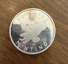 Sunshine Minting 1 Troy Oz .999 Fine Silver Round Eagle Bullion