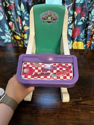 VINTAGE CABBAGE PATCH KID DOLL ROCKING HIGH CHAIR 1996 Great Condition Original