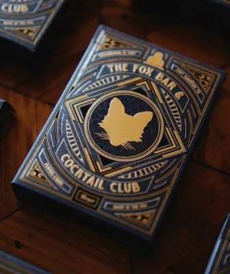 Theory11 The Fox Bar Cocktail Club decks NEW