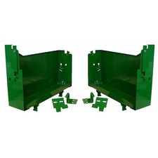 Ar26617 Right & Ar26618 Left Side Battery Boxes Fits John Deere Tractors
