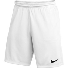 Nike Park III Shorts Large White Black Mid Rise Relaxed Fit 2 Pockets Running