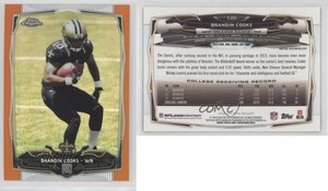 2014 Topps Chrome Retail Orange Refractor Brandin Cooks #149 Rookie RC