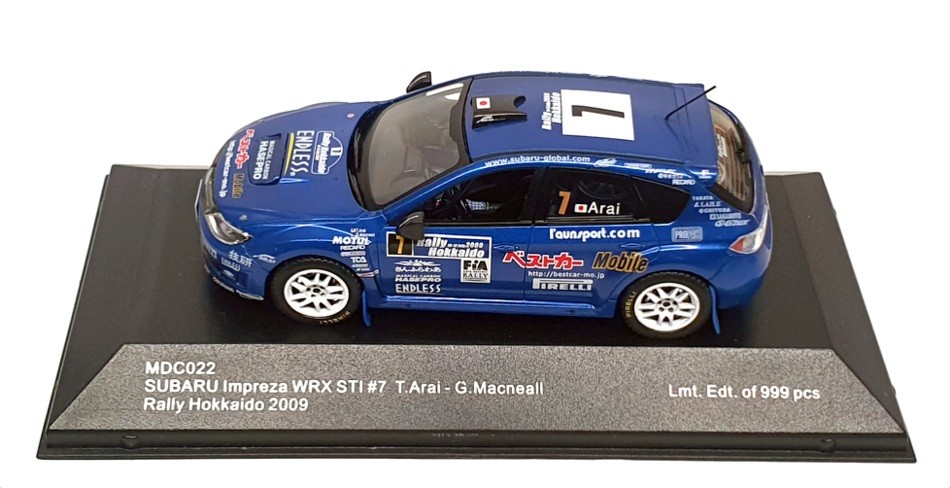 Subaru Impreza 1/43スケールモデル Hi-Story（ハイストーリー）1/43 SUBARU IMPREZA S202 STi