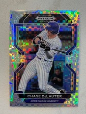 CHASE DELAUTER 2022 Panini Prizm Draft Picks POWER PLAID parallel # 32/35