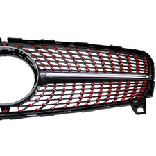 Karminrot Folie f&uuml;r A-Klasse W177 Diamantgrill K&uuml;hlergrill Auto Aufkleber K050