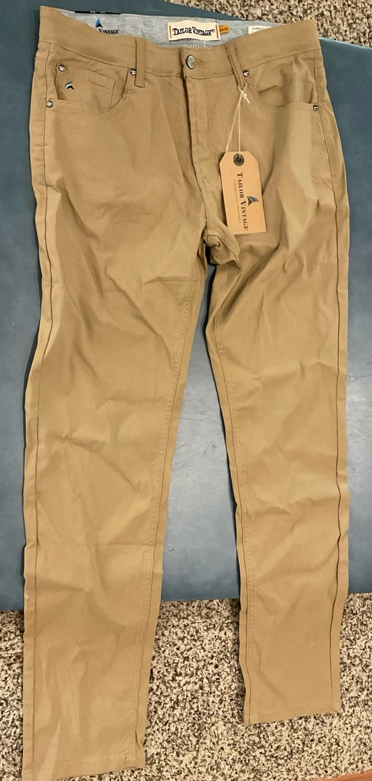 Tailor Vintage Men’s 32 X 32 Khaki Quick Dry Water Resistant Pants NWT $108
Opens in a new window or