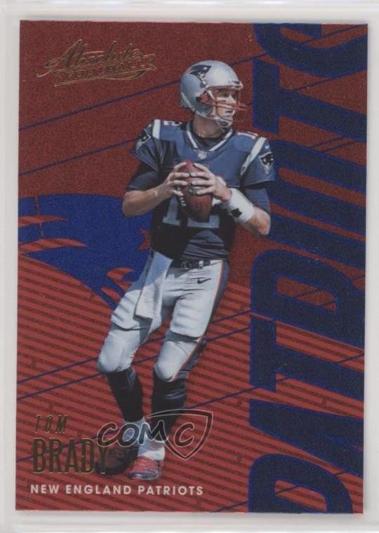 2018 Panini Absolute Spectrum Blue Tom Brady #64 0t5