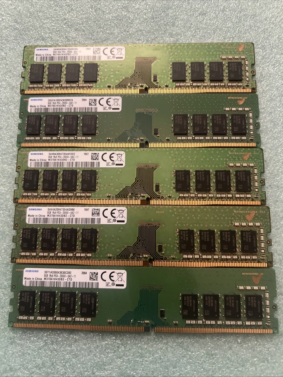Samsung PC4-21300 (DDR4-2666) Bus Speed Computer RAM 8 GB Capacity