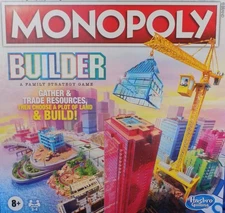 Monopoly BUILDER Board Game SEALED CONTENTS Parker Bros. 2021
