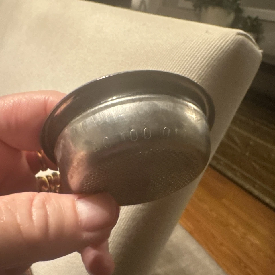 Rancilio Silvia Portafilter Б/у Двойной Носик с Корзиной Portafilter - Изображение 4 из 4