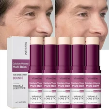 5/3Pcs Calcium Volume Multi Balm, Wrinkle Core Stick, Anti-aging, Hydrating Firm