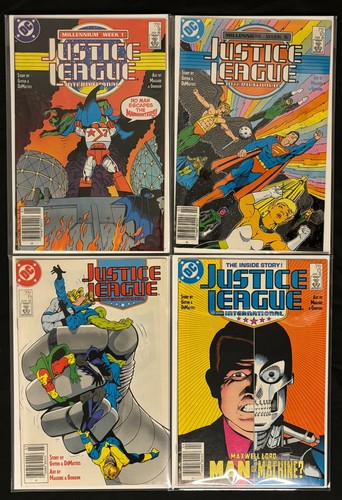 Justice League International Comic Lot (Issues 9-12) VF/NM Condition