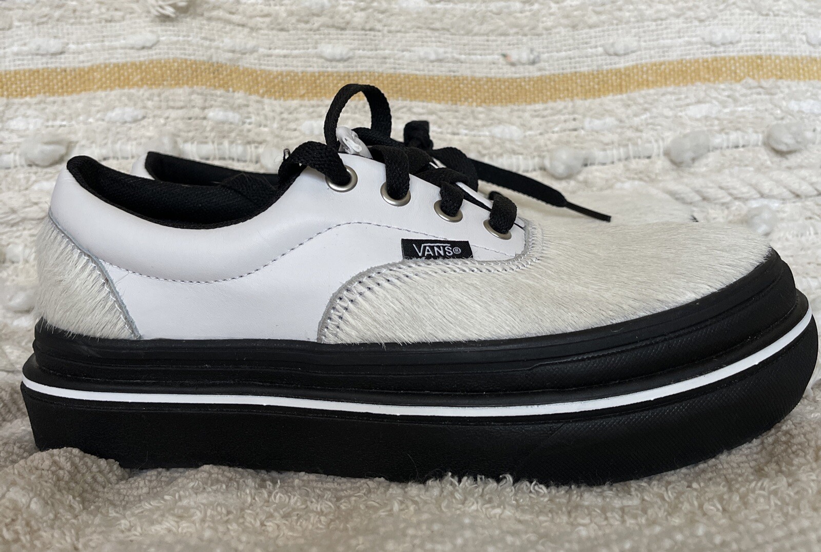 Vans comfycush M 5.0 W 6.5 Bicolore Lacciati Pony Oldool Schooli Capellii