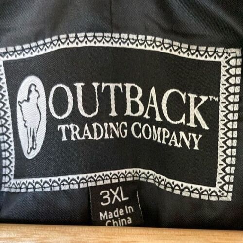 Outback Trading Co. Mens Jessie Vest Size 3XL Gray Herringbone Button Front - Picture 2 of 11