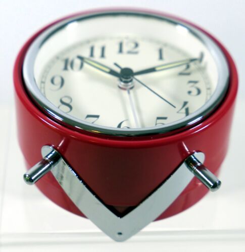 NEW Retro Style Red Alarm Clock with Light - Hearth and Hand Magnolia - Picture 4 of 5