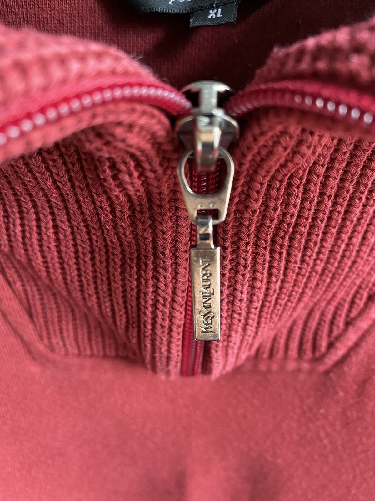 YSL Vintage Yves Saint Laurent Half Zip 