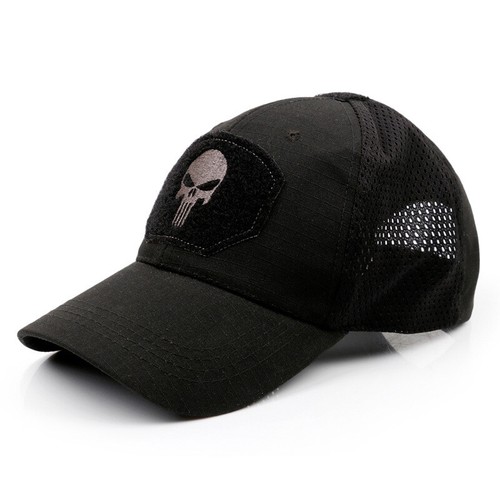 Neu Tide Punisher Schädel Multicam Operator Netz Baseballkappe Herren cool sitzende Kappe - Bild 9 von 14