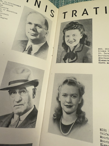 1946 SCHOOL ANNUAL MOUND BUILDER BROWNS VALLEY MINNESOTA RARE COUNTRY SCHOOL - Picture 8 of 8