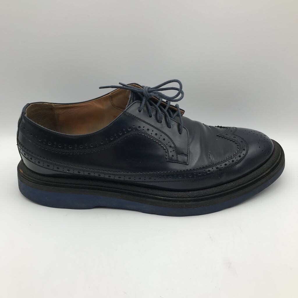 Thick Sole Oxfords Shoes Navy 