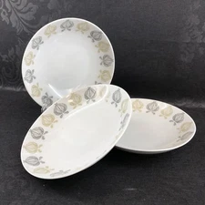 Set Of 3 Thomas Rosenthal Sigvard Bernadotte 7” Soup Cereal bowl 1959 Onion MCM