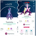 Toxtricity Gigantamax LowKey Form Pokemon Gen1 Go Same day Galar Pokémon Gmax