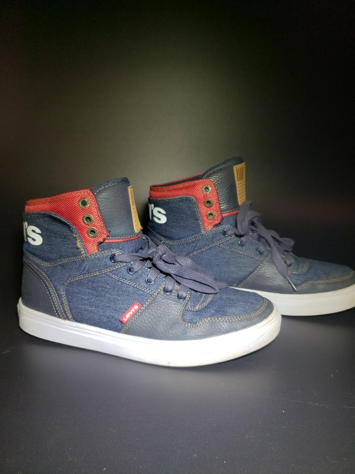 Levis High Top Sneakers US 8.5 | eBay