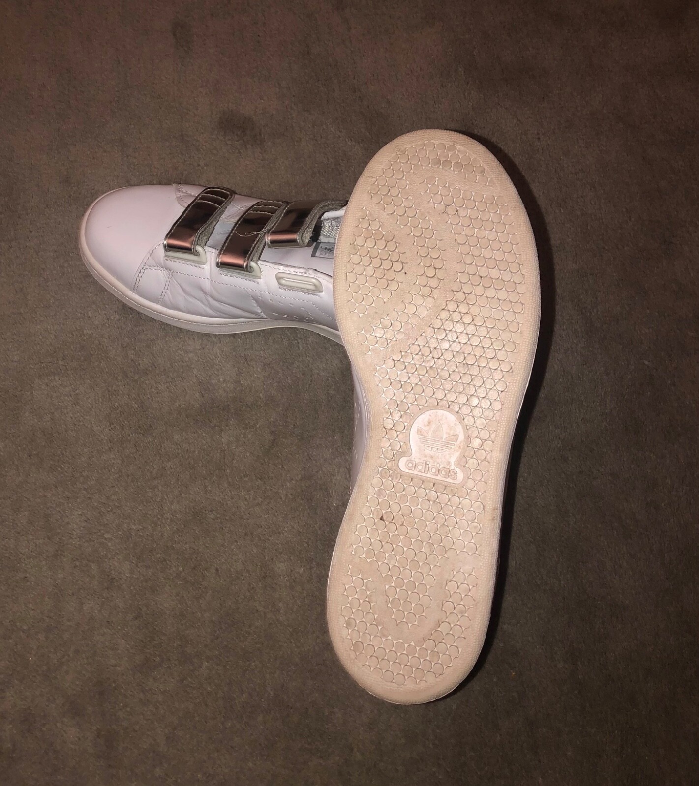 Rare Limited Edition Adidas Stan Smith x RAF Simons Strap Trainers Size UK 6 image 8