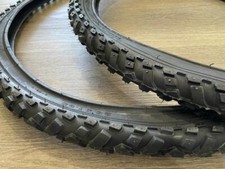 26 X 1.95 Pair Of Black Bicycle Knobby Tires Mountain Bike 26 New 26x1.95 26 X 1.95 Pair Of Black Bicycle Knobby Tires Mountain Bike 26 New 26x1.95