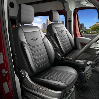 TAILORED SEAT COVERS For FIAT DUCATO 2014 - 2026 QUILTED FABRIC