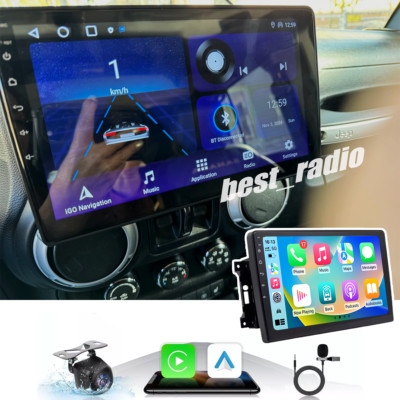 10.1'' For 2007-2017 Jeep Wrangler JK Apple Carplay Android 12 Radio GPS Navi FM